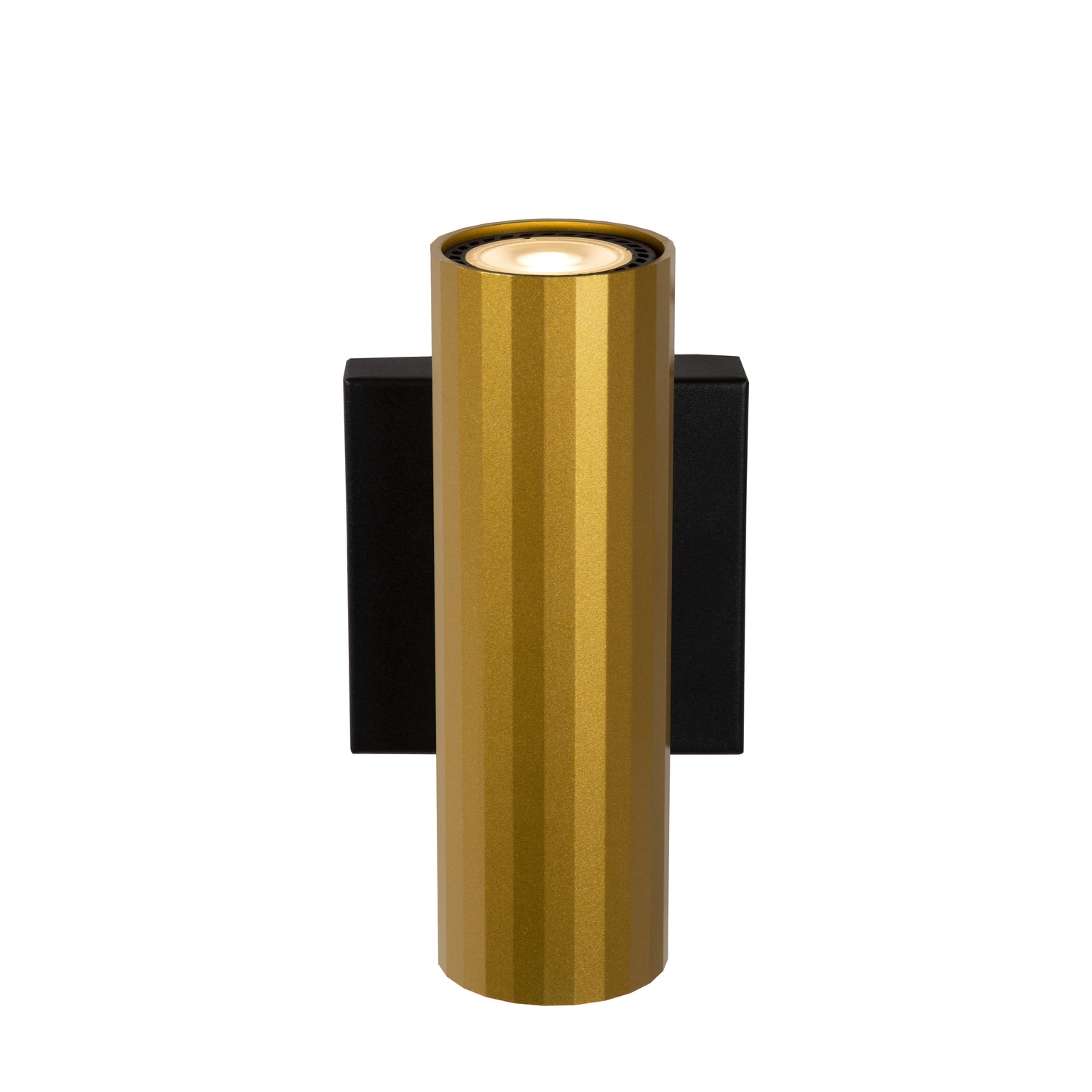 Lucide POLYGON Wandspot - Mat Goud | Messing