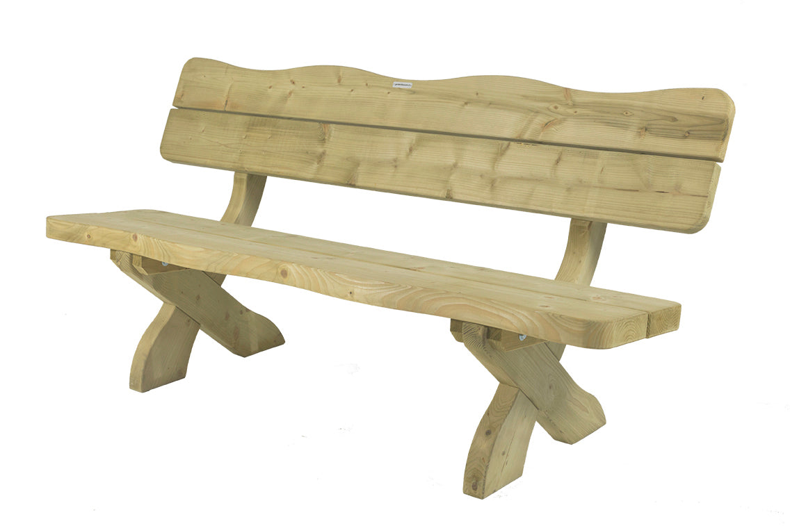 MaximaVida houten tuinbank Provence 170 cm - 60 mm houtdikte