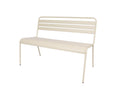 Metalen tuinbank Max 120 cm ivoor