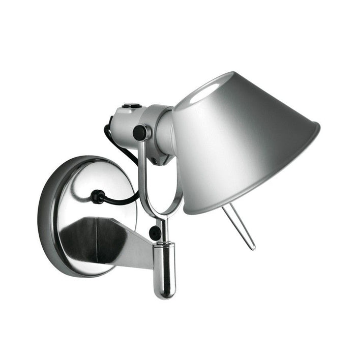 Artemide Tolomeo Micro Faretto wandlamp retrofit met schakelaar