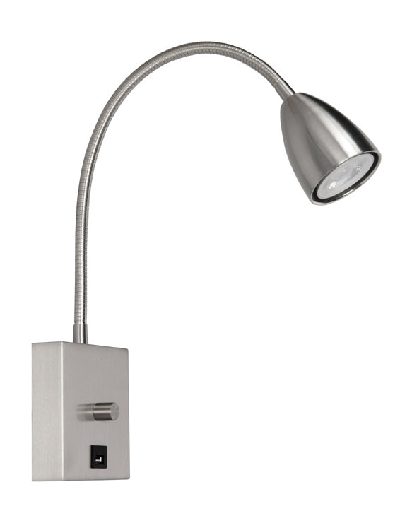 Highlight Wandlamp Malmö Led RVS incl. Dimmer & USB