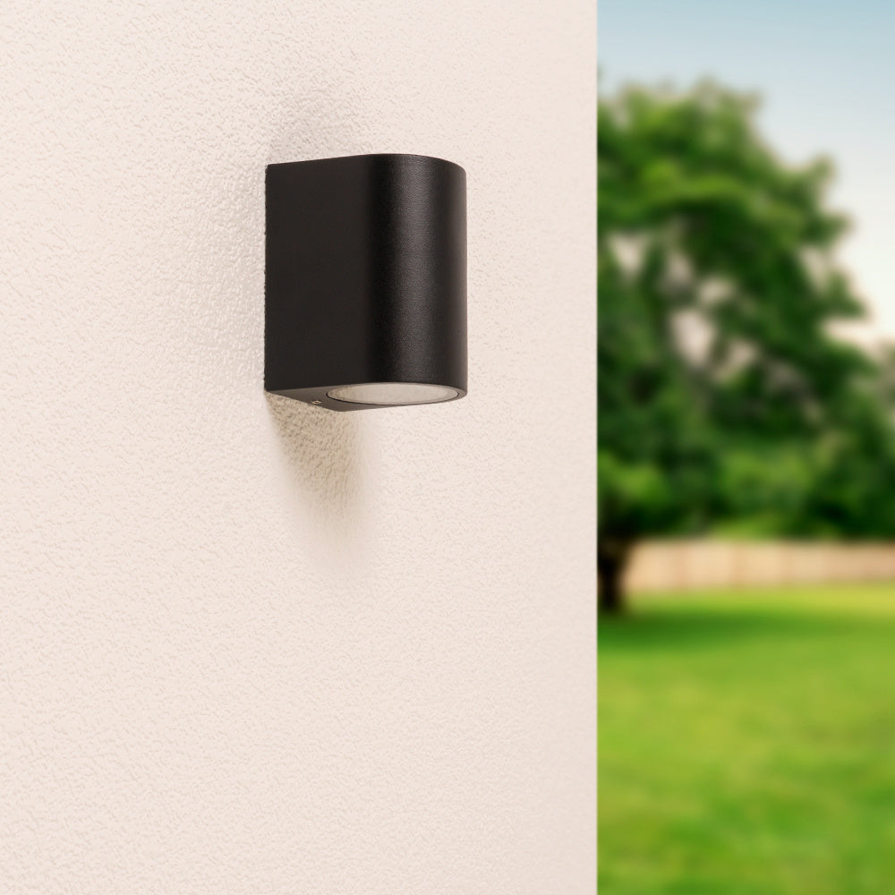 HOFTRONIC Alvin LED Wandlamp Zwart IP65 voor binnen en buiten