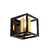 QAZQA Wandlamp cagetess - Goud|messing - Industrieel - L 18cm