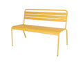 Metalen tuinbank Max 120 cm okergeel