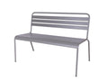 Metalen tuinbank Max 120 cm muisgrijs