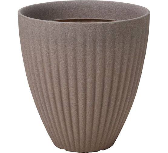 Pro Garden Bloempot Lotus rond 40x42cm Taupe