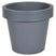 Mega Collections Plantenpot|bloempot - kunststof - grijs - D30 cm