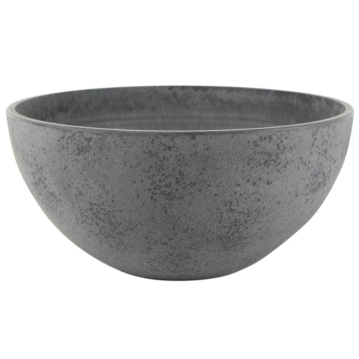 Ter Steege Bloempot schaal - kunststof - donkergrijs - D55xH23 cm