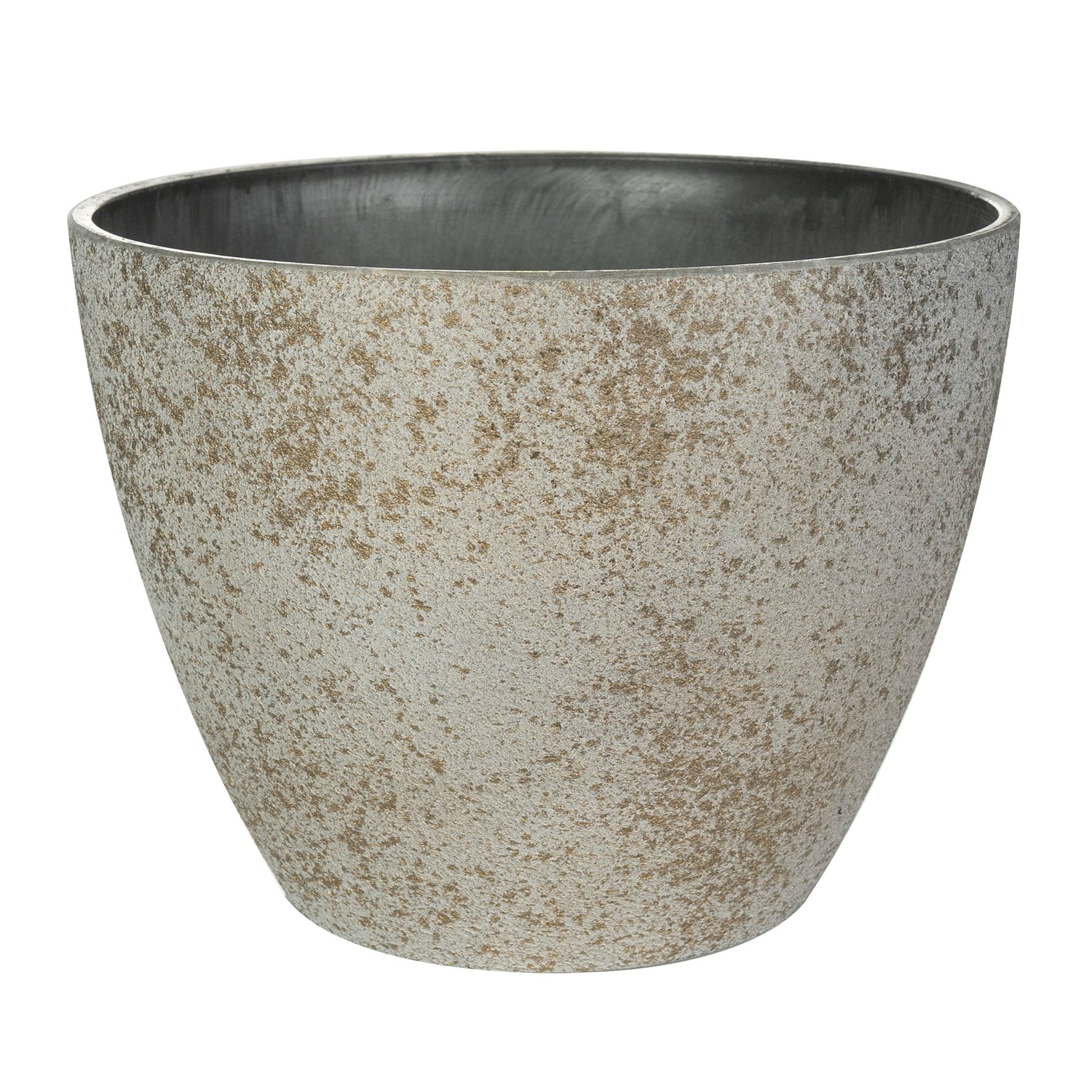 Ter Steege Bloempot|plantenpot - buiten - beige|goud - D19|H15 cm