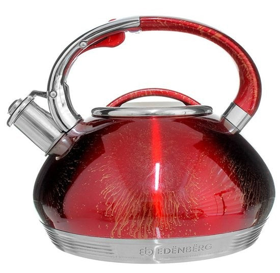 Edenberg Red Line - Fluitketel RVS - 3.5 liter