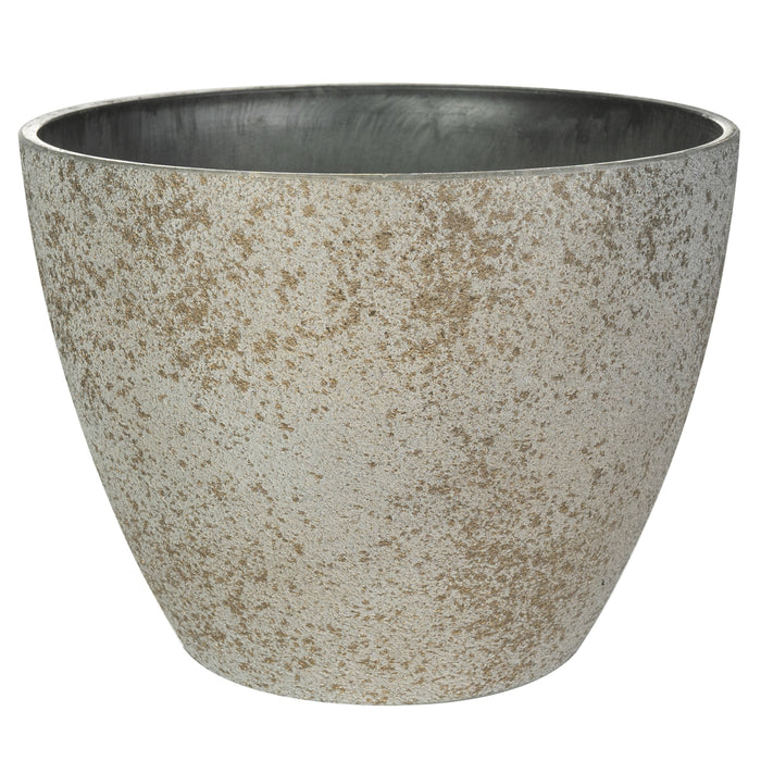 Ter Steege Bloempot|plantenpot - buiten - beige|goud - D22|H17 cm
