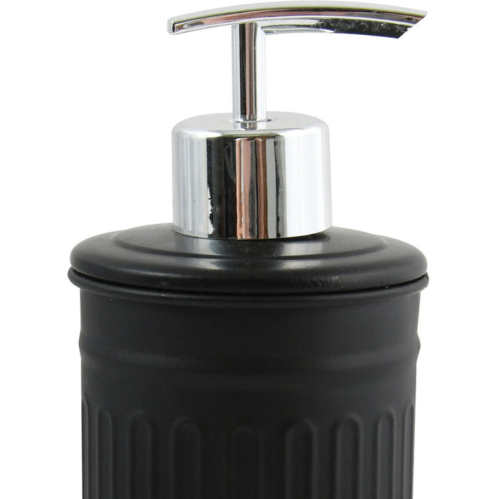 MSV Zeeppompje|dispenser - Industrial - metaal - zwart - 17 cm