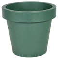 Mega Collections Plantenpot|bloempot - kunststof - groen - D20 cm