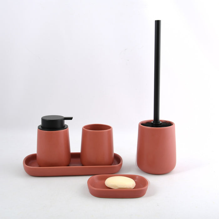 MSV Zeeppompje|dispenser Malmo - Keramiek - terracotta - 8,5 x 12 cm