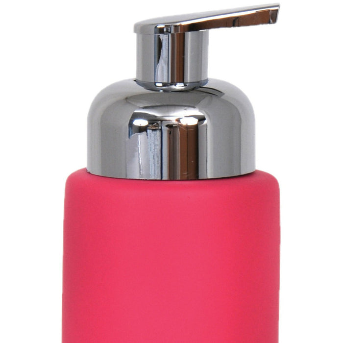 MSV Zeeppompje|dispenser Kyoto - keramiek - fuchsia roze|zilver - 18 c
