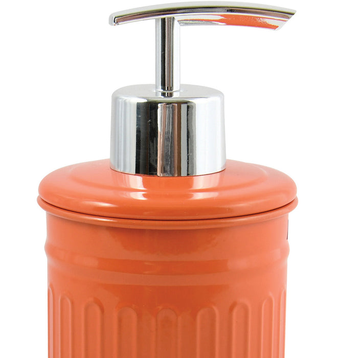 MSV Zeeppompje|dispenser - Industrial - metaal - oranje - 17 cm