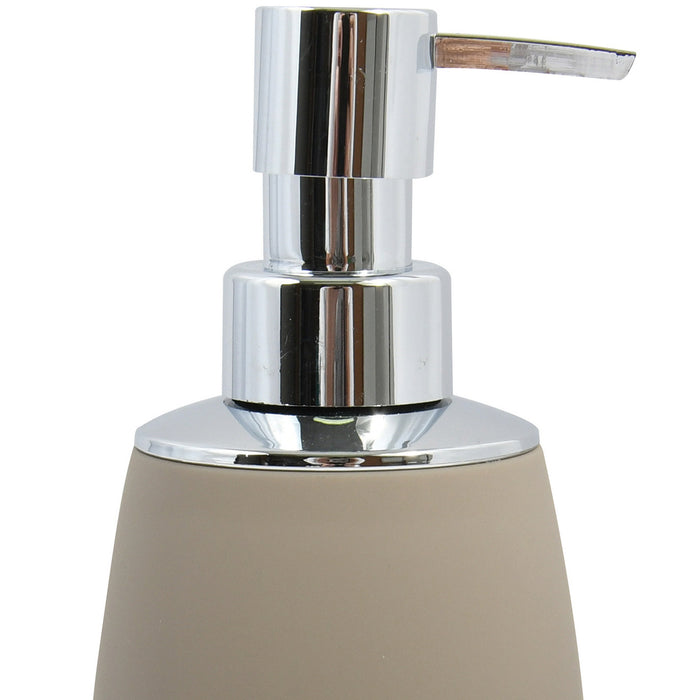 MSV Zeeppompje|dispenser - Bilbao - ABS kunststof - taupe - 17 cm