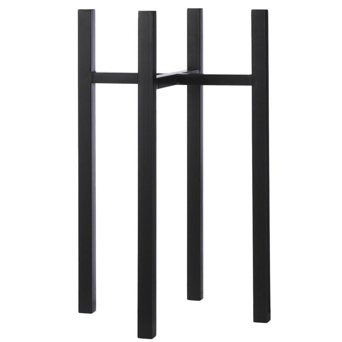 Plantenpot|bloempot plantenstandaard|verhoger zwart metaal 34 x 70 cm