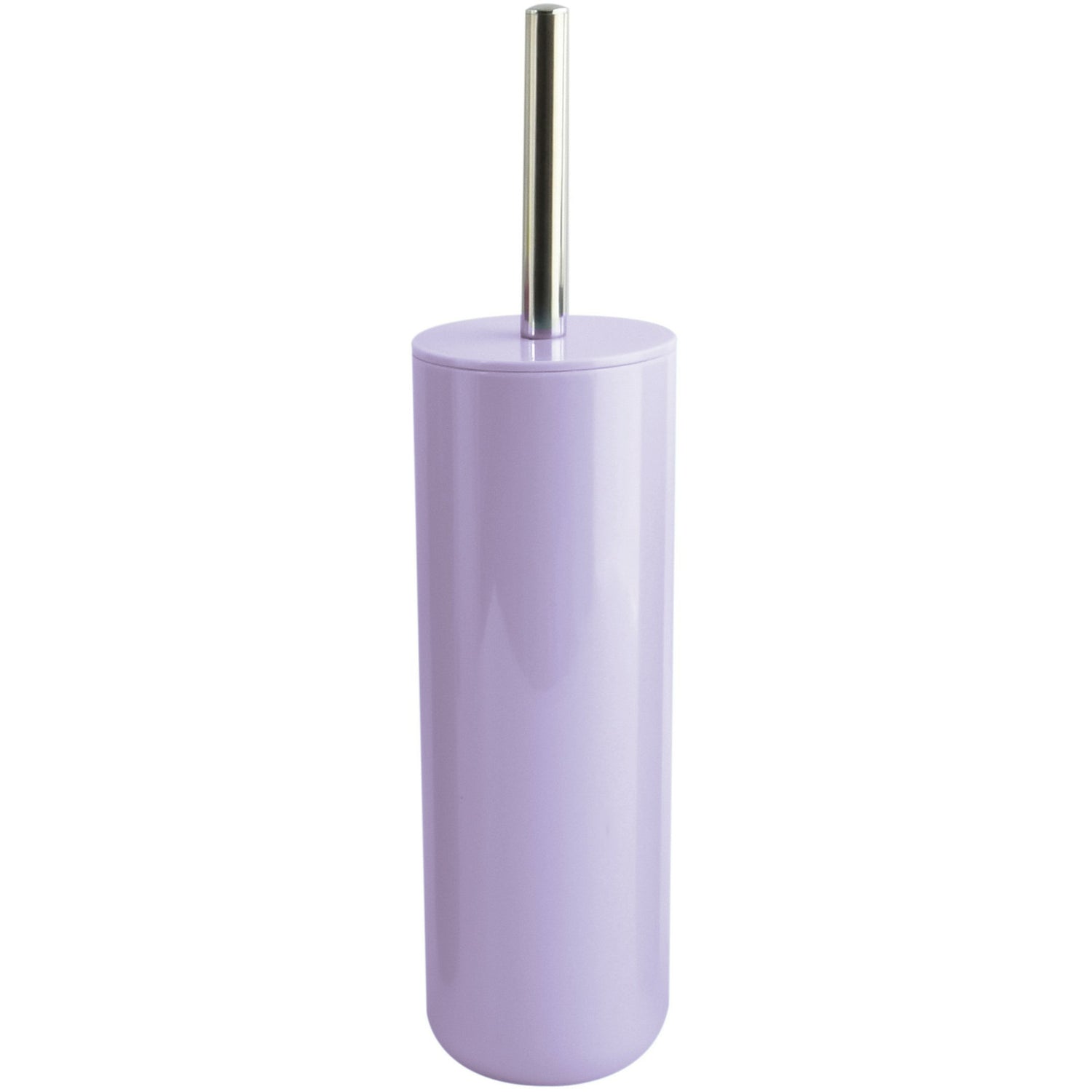 MSV Porto Toilet|wc-borstel in houder - kunststof - lila paars - 38 cm