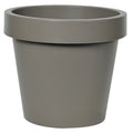 Mega Collections Plantenpot|bloempot - kunststof - taupe - D40 cm