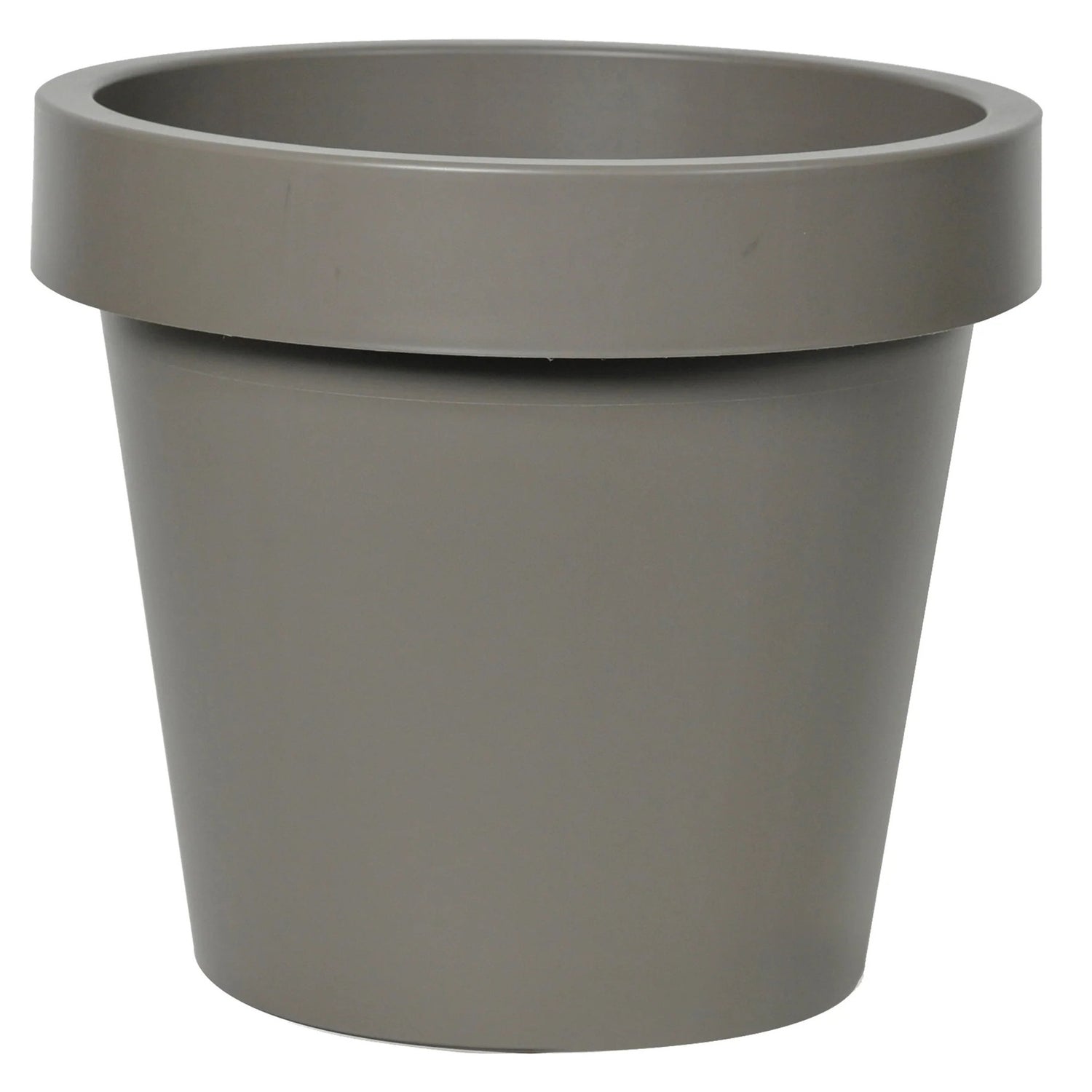 Mega Collections Plantenpot|bloempot - kunststof - taupe - D40 cm