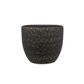 Ter Steege Plantenpot|Bloempot Lava Stone - zwart - D29 x H26 cm