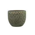 Ter Steege Plantenpot|bloempot Lava Stone - groen - D17 x H15 cm