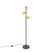 QAZQA Vloerlamp facil - Goud|messing - Modern - D 255mm