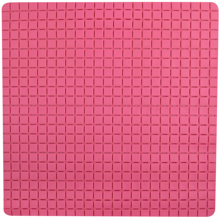 MSV Douche|bad anti-slip mat badkamer - rubber - fuchsia roze - 54 x 5
