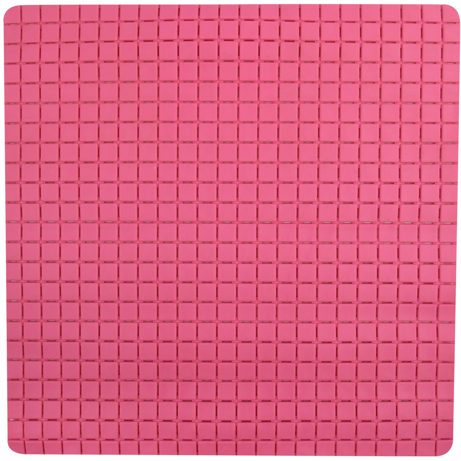 MSV Douche|bad anti-slip mat badkamer - rubber - fuchsia roze - 54 x 5