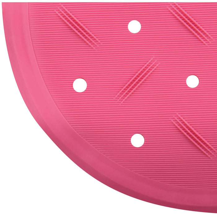 MSV Douche|bad anti-slip mat badkamer - rubber - fuchsia roze - 54 x 5