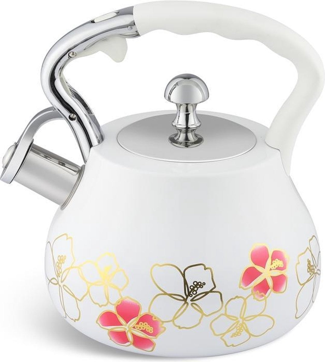 Edenberg White Line - Fluitketel RVS - 3.0 liter