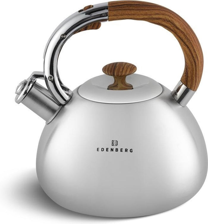 Edenberg Classic Line - RVS Fluitketel - 3 liter