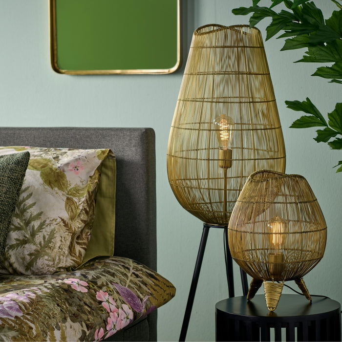 Light & Living Vloerlamp Yumi -  - Metaal - 37x128x37cm (BxHxD)