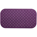 MSV Douche|bad anti-slip mat badkamer - rubber - paars - 36 x 76 cm