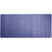 MSV Douche|bad anti-slip mat badkamer - rubber - blauw - 76 x 36cm