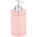 MSV Zeeppompje|dispenser - Industrial - metaal - lichtroze - 17 cm