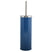 MSV Toiletborstel in houder|wc-borstel - metaal - marine blauw - 38 cm