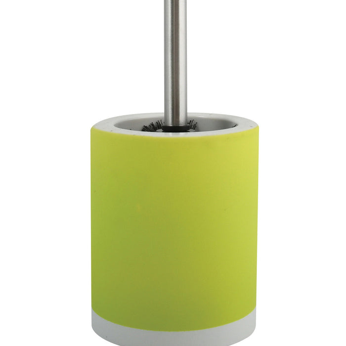 MSV Toilet|wc-borstel houder - keramiek|metaal - appelgroen - 38 cm