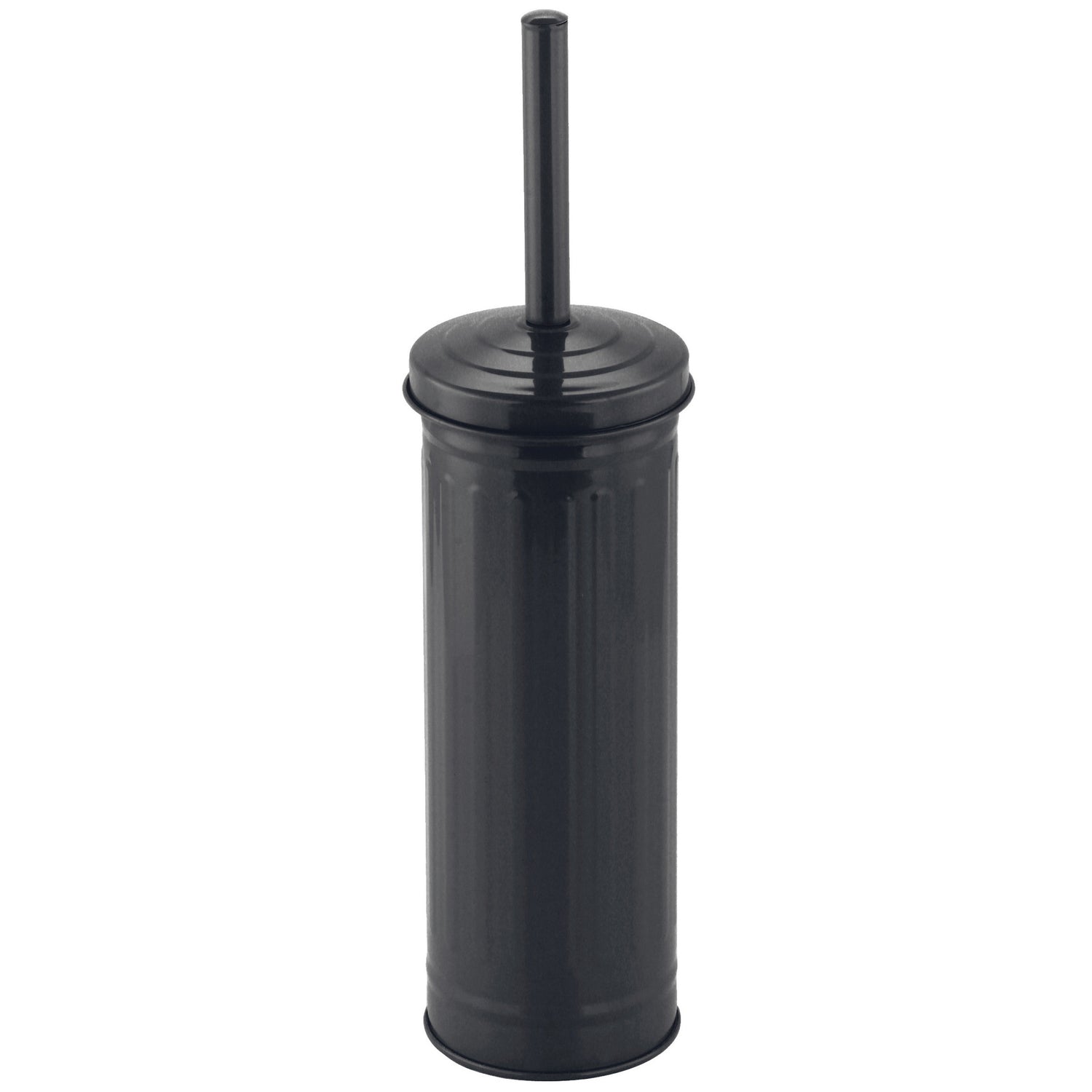 MSV Industrial Toilet|wc-borstel houder - metaal - donkergrijs - 38 cm