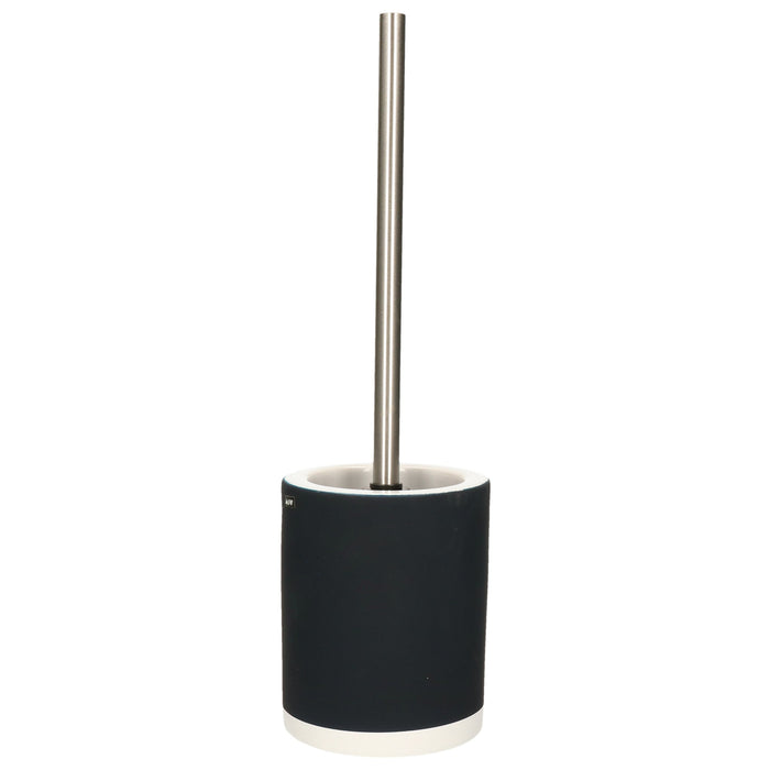 MSV Toilet|wc-borstel houder - keramiek|metaal - donker marine blauw -