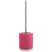 MSV Toilet|wc-borstel houder - keramiek|metaal - fuchsia roze - 38 cm