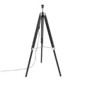 QAZQA Vloerlamp zwart zonder kap - Tripod