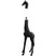 Light & Living Giraffe Vloerlamp 45x184 cm zwart