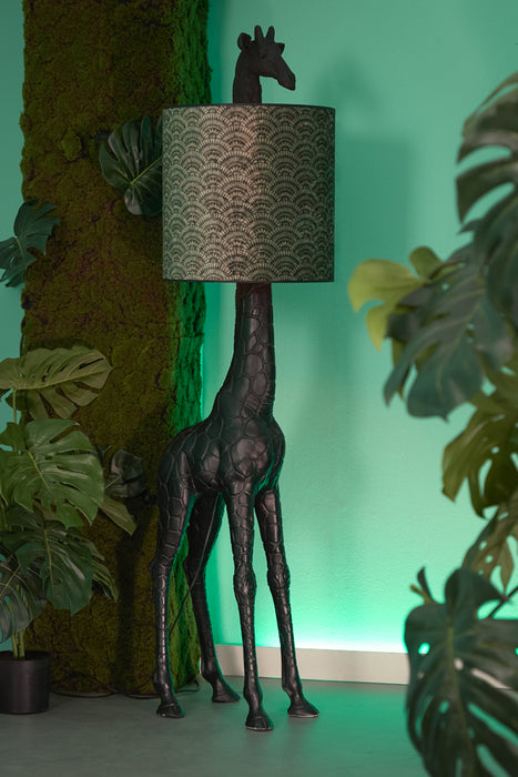 Light & Living Giraffe Vloerlamp 45x184 cm zwart