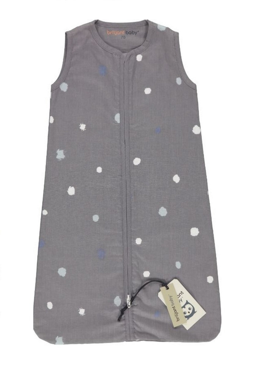 Briljant Baby Zomerslaapzak Katoen Sunny - grijs