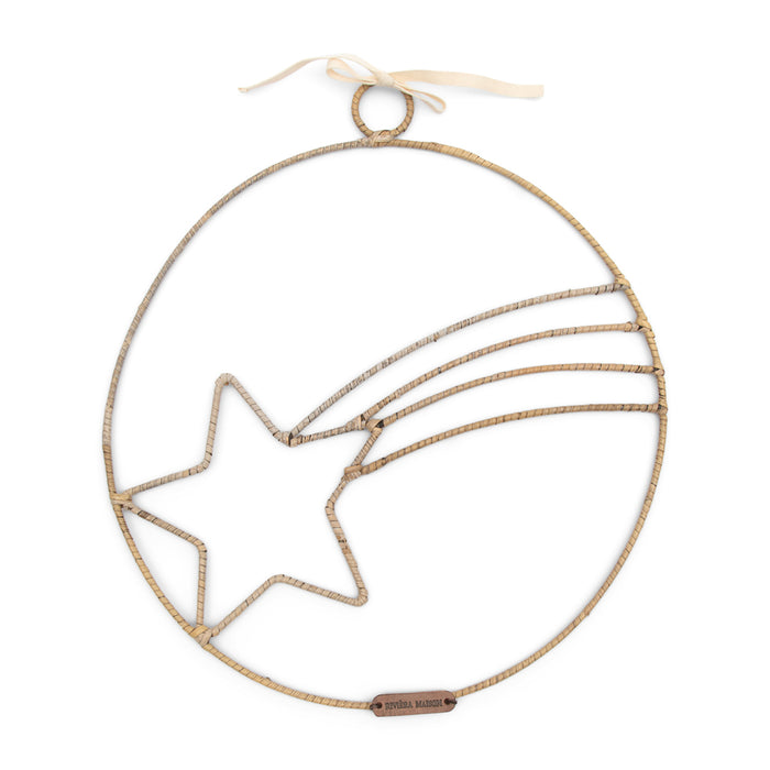 Rivièra Maison - Handgemaakte Rattan Ster in N01 - Natural, R33 - Rattan Lasio, 40x1x45 cm