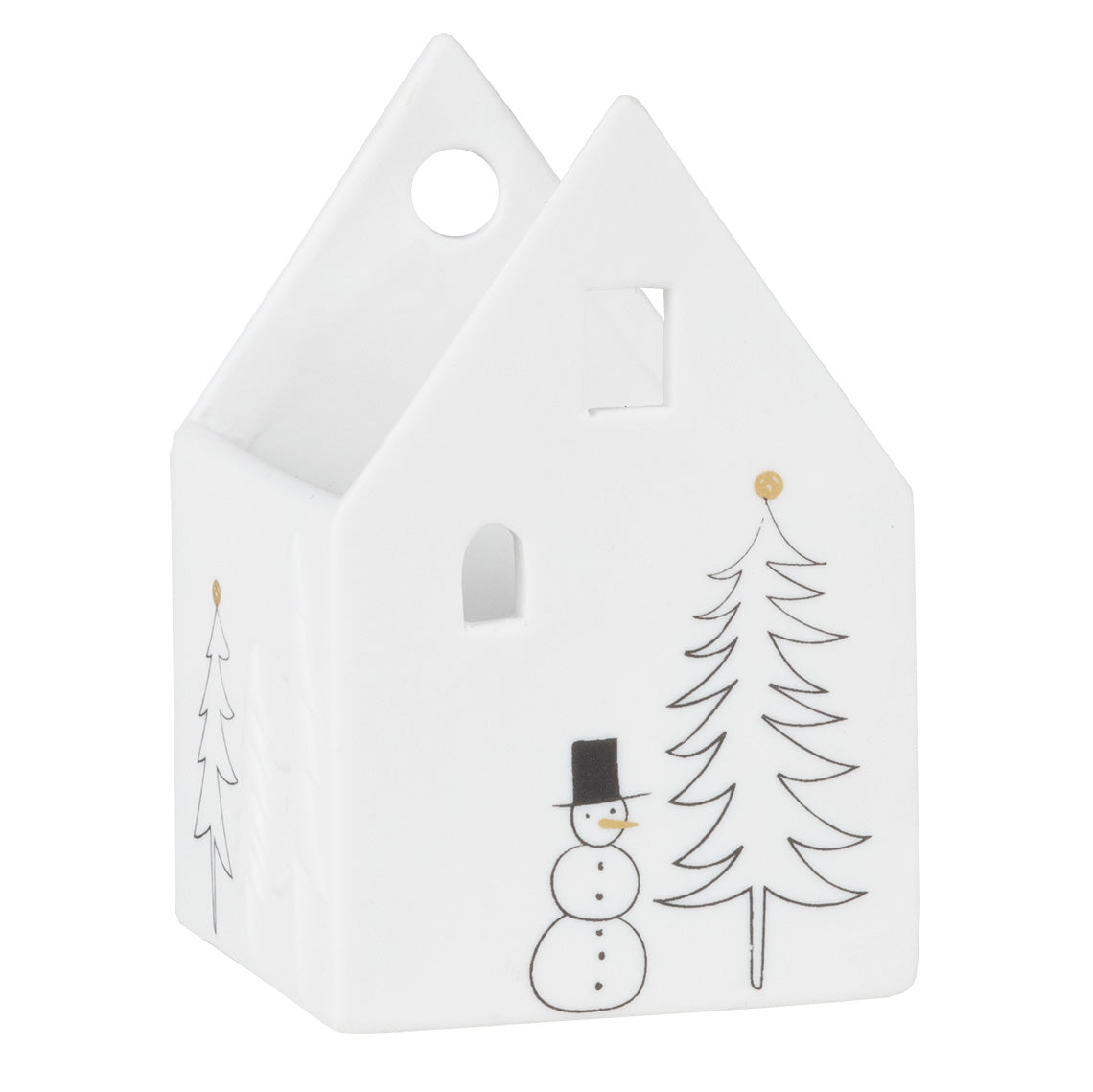 Räder mini lichthuisje kerstboom