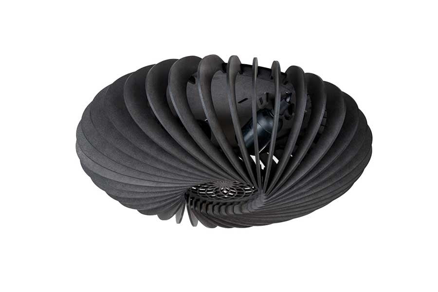 Blij Design  Plafondlamp Swan Ø 36 cm zwart