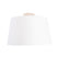 QAZQA Plafondlamp met linnen kap wit 35 cm - Combi wit